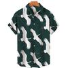 Men Retro Shirt Leisure Printed Cotton Floral Casual Dress Oversized Hawaiian Imported Clothing Arrivals Hipster