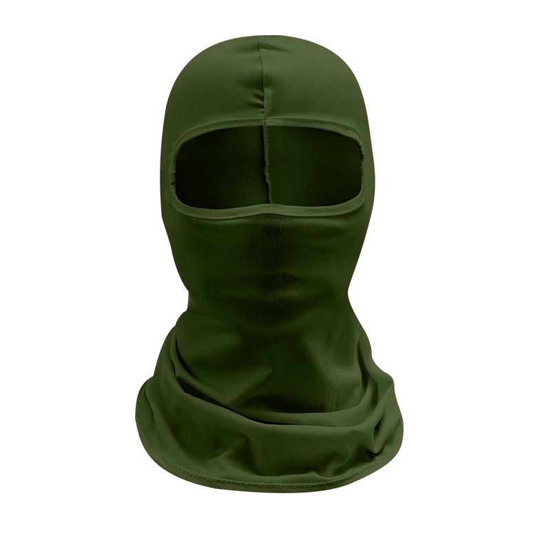 Summer Ice Silk Sunscreen Face Mask: Windproof Dustproof Balaclava for Cycling, Biking, and Outdoor Sports
