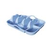 Silicone Taco Plate Holder with Dividers for Burritos and Tortillas