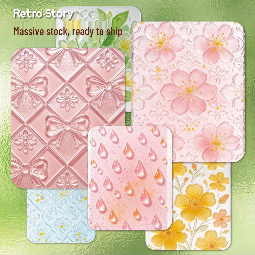 Ryuka Series Retro Sticky Notes: 16 Sheets, 6 Styles for DIY Journal Decoration