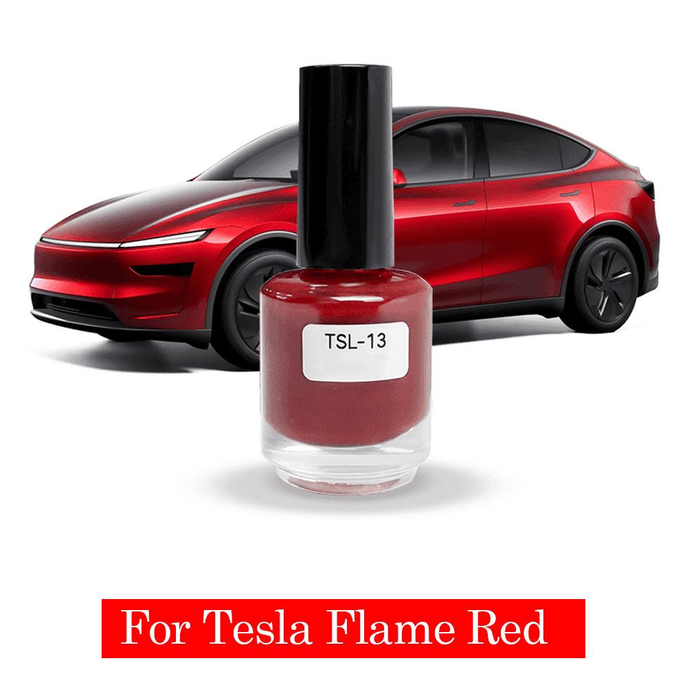 For Tesla Model Y Juniper Model 3 Highland Model S/X Touch Up Paint for Paint Pen Scratch Repair Two-In-One Premium Car Scratch