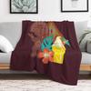 Polynesian Paradise Throw Blanket Long Lasting Soft Plush Blanket for Daily Use