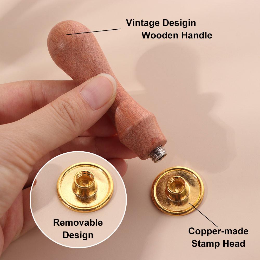 8/10/12Pcs Creative Lacquer Seal Head Stamps Set Enamelled Seal Heads Enameled Seal Accessories