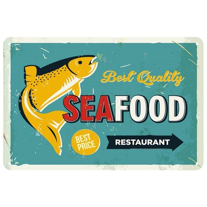 Fruit Bakery Dessert Metal Tin Signs Sweet Plaque Kitchen Wall Art Iron Painting Pub Plaque Club Bar Restaurant Decor Plate