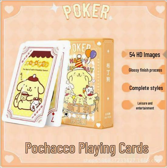 Anime SpongeBob Cute Holiday Playing Cards – Cartoon Entertainment & Stress Relief Game Cards