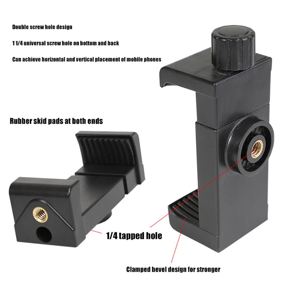 Headband Phone Holder Tool Fixed Holders Adjustable Stable Clamping Fixation Phones Mount Head Straps Clip Fixing Accessory