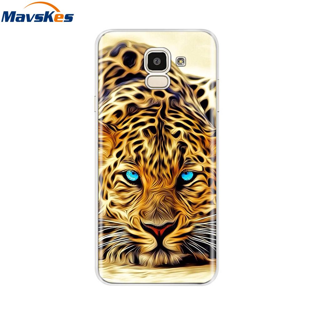 For Samsung Galaxy J6 2018 Case Soft TPU Silicone Back Cover sFor Coque Fundas Samsung J6 2018 J6 Plus 2018 Soft Phone Cases