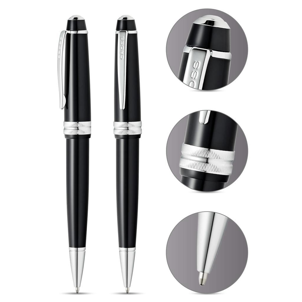 CROSS Bailey Light Black Ballpoint Officially Imported Pen, Oil-Based, NAT0742-1,