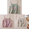 Cotton Linen Embroidered Vintage Sleeveless Tank Top For Women Summer Casual Wear
