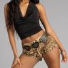 Retro Wide Heart Link Belt Fashion Accessory Waist Cincher Band For Jeans Dresses In Multiple Color