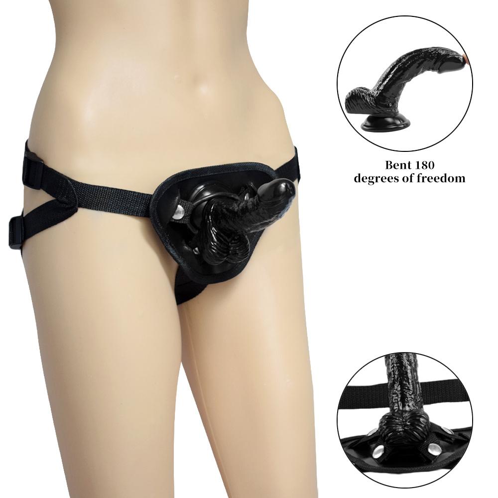 MoDi Strap-on Dildo for Women Masturbators Suction Gay Realistic Dildos Huge Penis Sexual Harness Anal Sex Toy for Lesbian