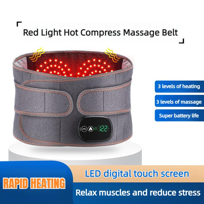 Intelligent Electric Heating Waist Protection Belt Portable Red Light Heating Massage Belt Hot Compress Waist Massager