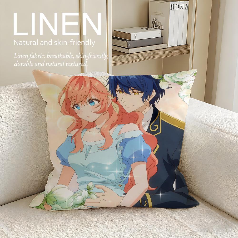 

The Princes Favorite is the Villainess Cushion Cover Pillowcase Set Pcs x x Breathable Washable Sofa Cushion Cover 30X30cm
