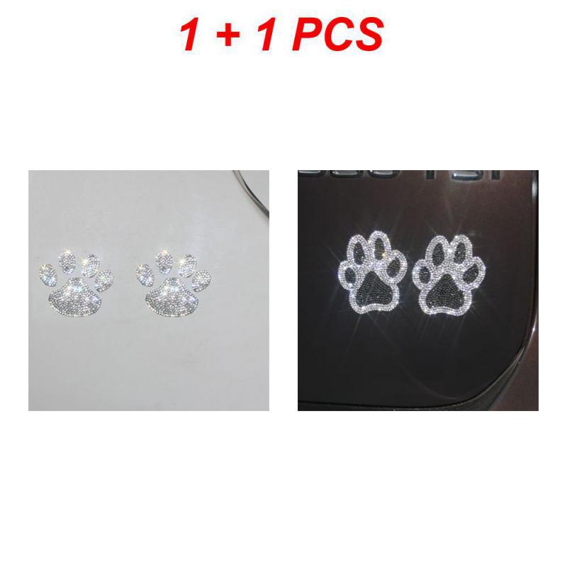 1~5PCS Dog Claws Bear Paw Stickers Colorful Stable Safety Material Car Accessories Car Body Sticker Universal