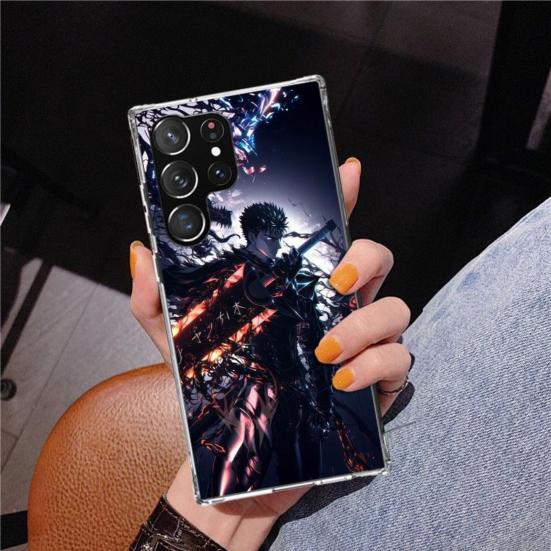 G-Guts B-Berserks Anime Phone Case For Samsung Galaxy S24 S25 Edge S26 Ultra S23 S22 S21 Plus S20 FE + Personalized Print Cover