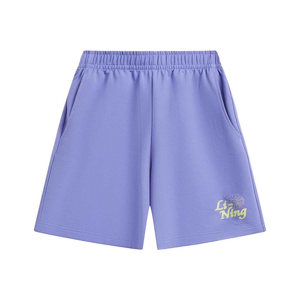 Li Ning Sports Lifestyle Series Logo Print Casual Shorts Women Shorts AKSW242-2