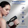 2026 New Portable Fascial Massage Gun Electric Percussion Pistol Massager Body Relaxation with LED Touch Screen 4Replaceable Massage Head
