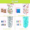 Ideal Xi Slime Crystal Clay DIY Crafting Fishbowl Fruit Colorful Foam 24 Pieces of Fluffy Crystal Ages 6 and Up Kit, Set, Toy, Tools, Beads, Pieces,