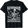 Fatherhood Some Days I Rock It Father's Day Skeleton Dad T-Shirt