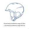 Ski Helmet Set & Double Anti-Fog Goggles, Crashproof, Warm, Unisex