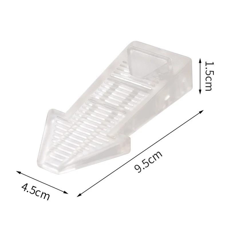 Wall Protectors Door Stopper New Silicone Anti Collision Floor Holder Hidden Non-slip Doorstop Bedroom