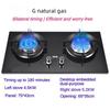 4.5KW Household Flippable Gas Cooker Desktop Embedded Dual-purpose Nine Chamber Strong Fire Stove Kitchen Cooking Utensils