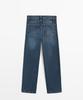 Masimodutti Mid-Waisted Straight Fit Jeans