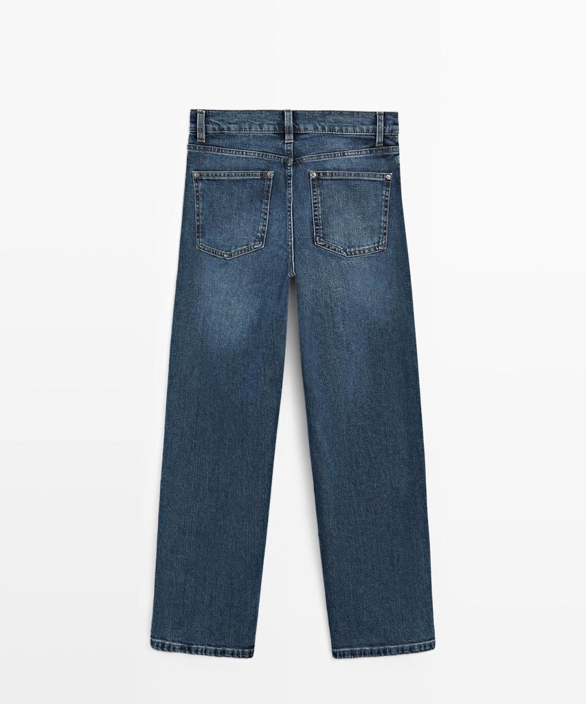 Masimodutti Mid-Waisted Straight Fit Jeans