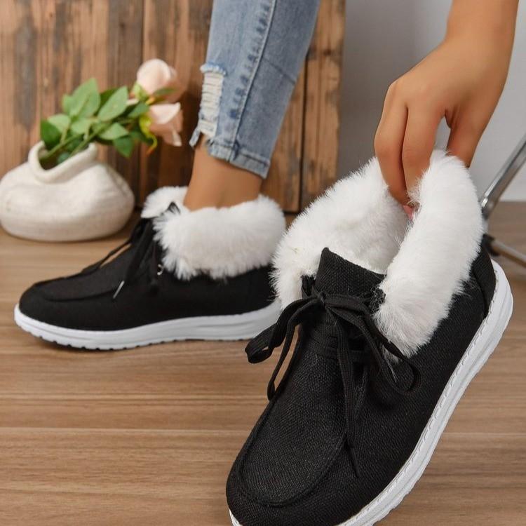 Lässige Ballerinas Baumwollstiefel Winter Neu Sport Plateau Mode Arbeitsschuhe Damen Winter Neu Luxus Heiße Plüschstiefel