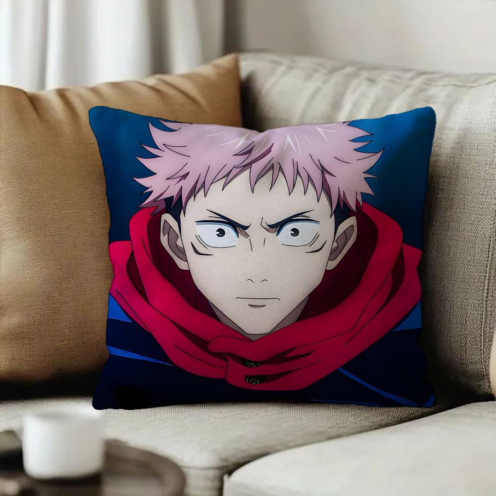 Anime-Charakter Yuji Itadori Kissen Geschenke Heim-Büro-Möbel Schlafzimmer Sofa Auto Kissenbezug Hülle xcm