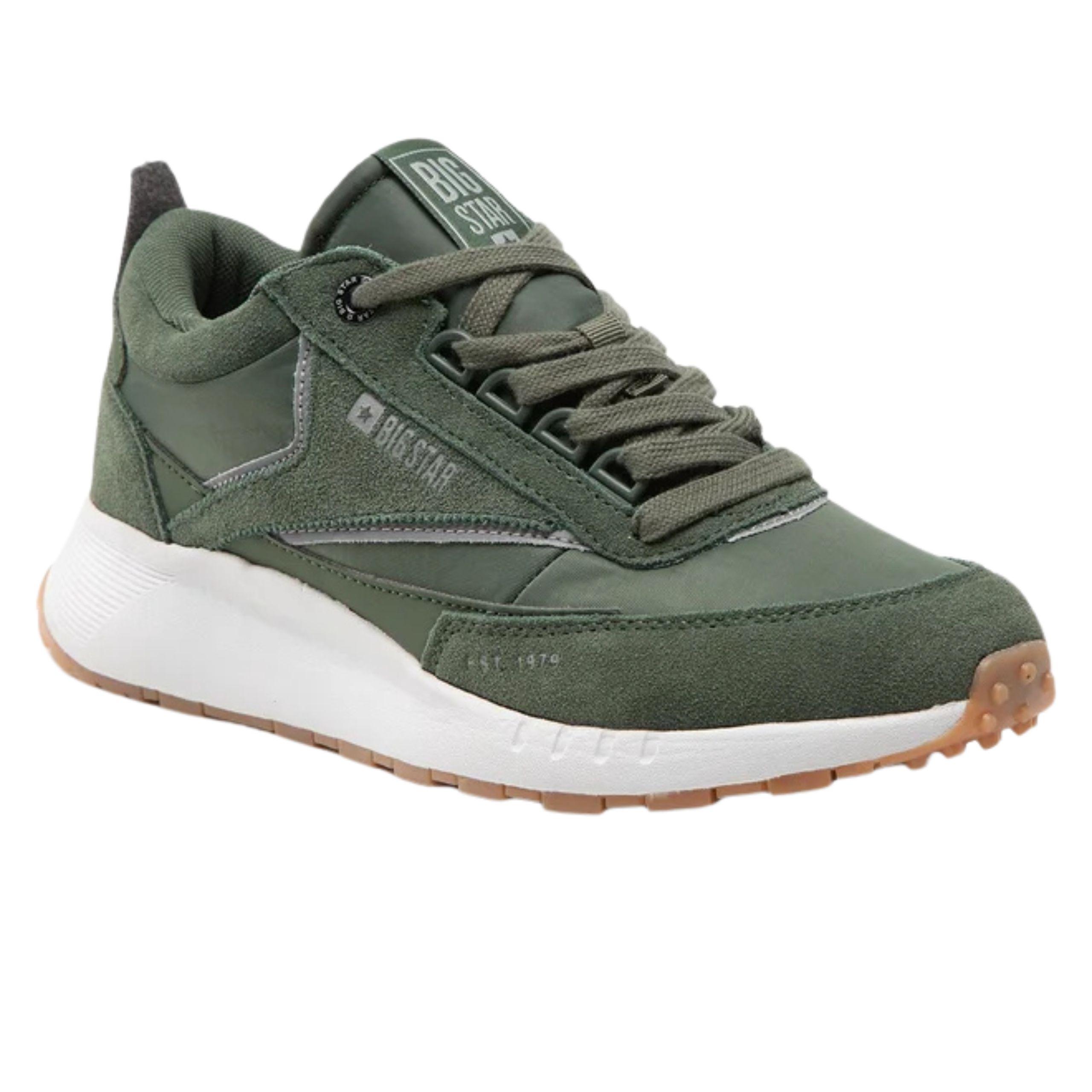 

Buty sportowe męskie BIG STAR KK174020 - khaki r. 41 41 зелёный