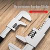 Large F-Type Adjustable Multi-Function Wrench, Right Angle Pipe Wrench, Chrome Vanadium Steel