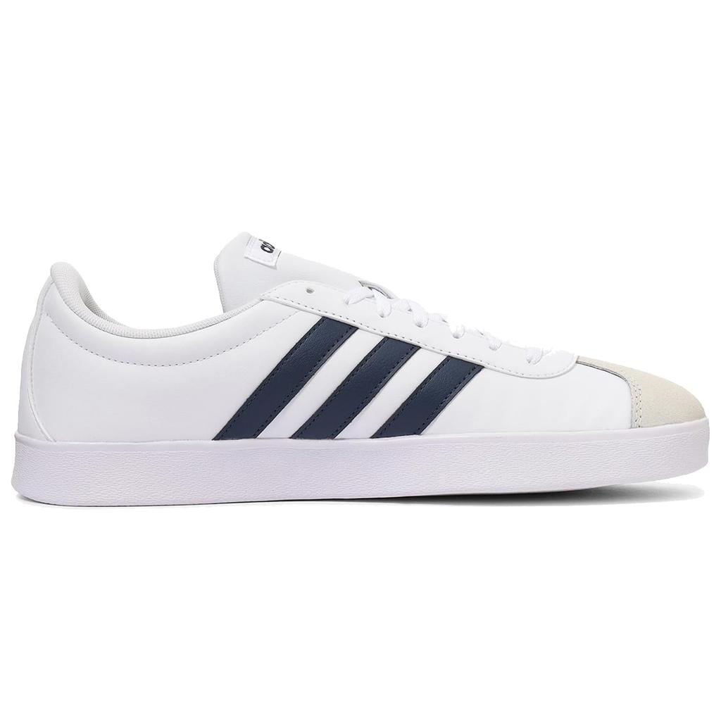 Adidas VL Court Base Size Footwear, White/Shade/Gray, ID3709, Japan, 27.5cm