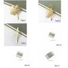 Student Gifts School Stationery Books Accessories Reading Mark Leaf Metal Bookmark Brass Book Clip