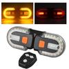Bicycle Turn Signal Lights Wireless Remote Control Bike Rear Lights USB Rechargeable Warning Cycling Lights Bike Accessories
