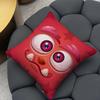 Funny Little Monster Emoticon Pack Cushion Cover Reversible Plush Pillow Cover – For Car, Sofa, Bedroom, Perfect As a Gift.