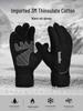 Boton Thinsulate Ski & Mountaineering Gloves: Cold & Frost Protection, Winter Warmth, Five-Finger Design, Suitable for Electric Vehicles.