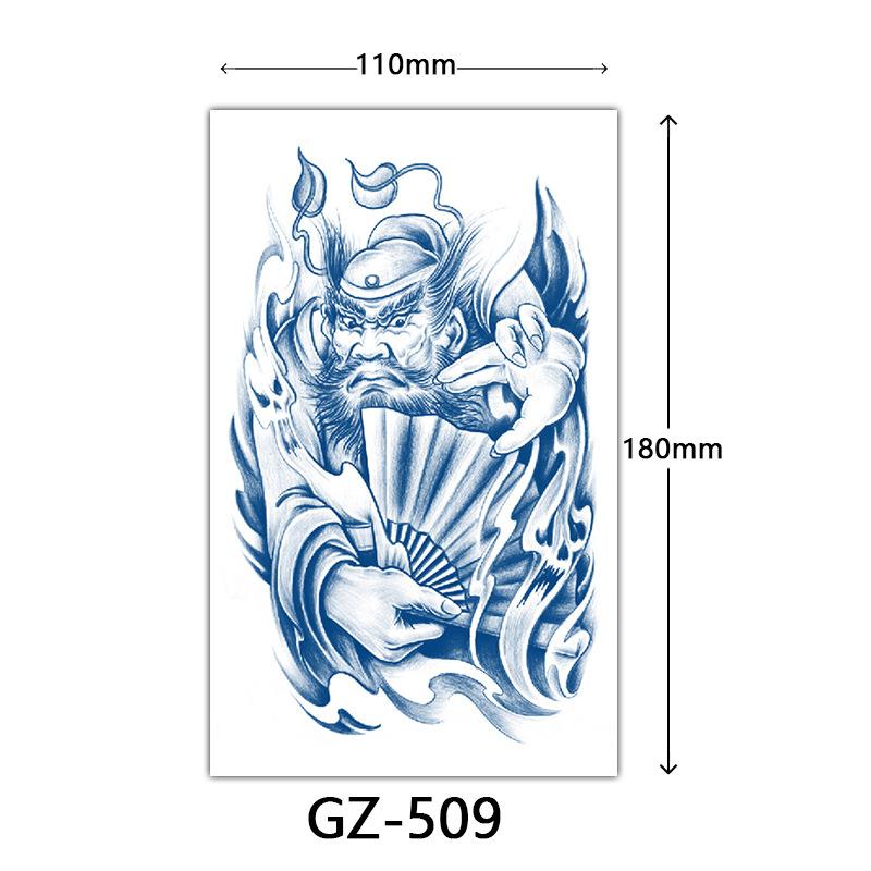 Herbal Tattoo Stickers, Juice Tattoo Stickers, Semi-Permanent Tattoo Stickers Dragon Snake Animal Tattoos