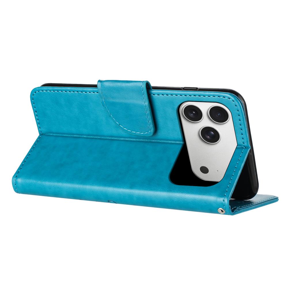 For Samsung Galaxy S25+/S24+ Case Wallet Stand Imprinted Rose Butterfly PU Leather Phone Cover