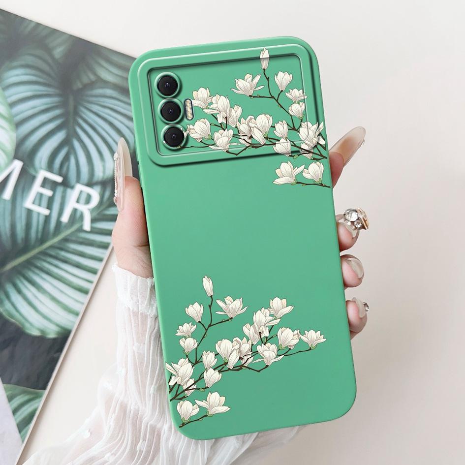 6.6" For Tecno Spark 8P 2021 Case Lovely Panda Cartoon Camera Protection Soft Matte Cover For Tecno Spark8P 8 P KG7H KG7n Bumper