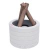 White Bonfire Shaped Diffuser Touch Control Campfire Diffuser Humidifier Home Decor 250ML