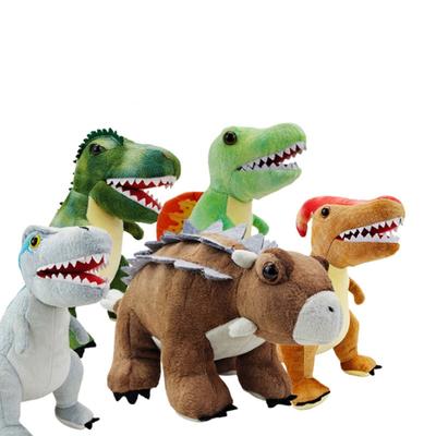 25cm Simulation Dinosaurier Plüschtier Lebensechter Triceratops Ankylosaurus Stegosaurus T-rex Pterosaurus Drache Puppe Cartoon Weich Kinder Geschenk