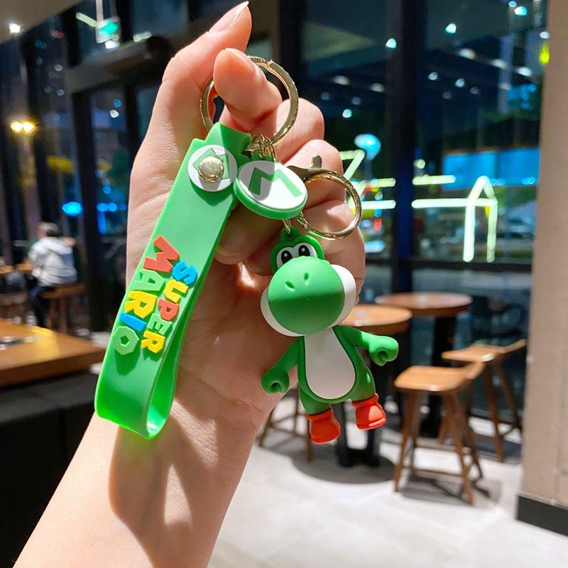 Creative Cartoon Bubble Dragon Keychain Pendant Little Dinosaur Student Schoolbag Couple Car Pendant Small Gift