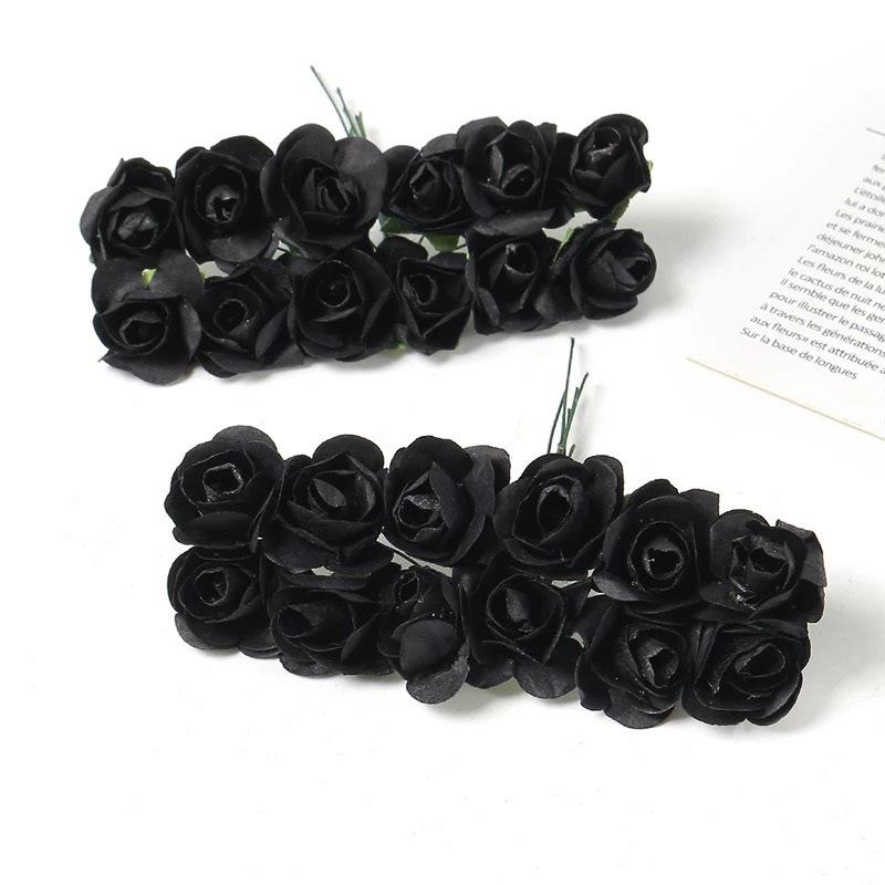 In Stock: 2cm Rose Artificial Bouquet for Wedding or Event Decoration