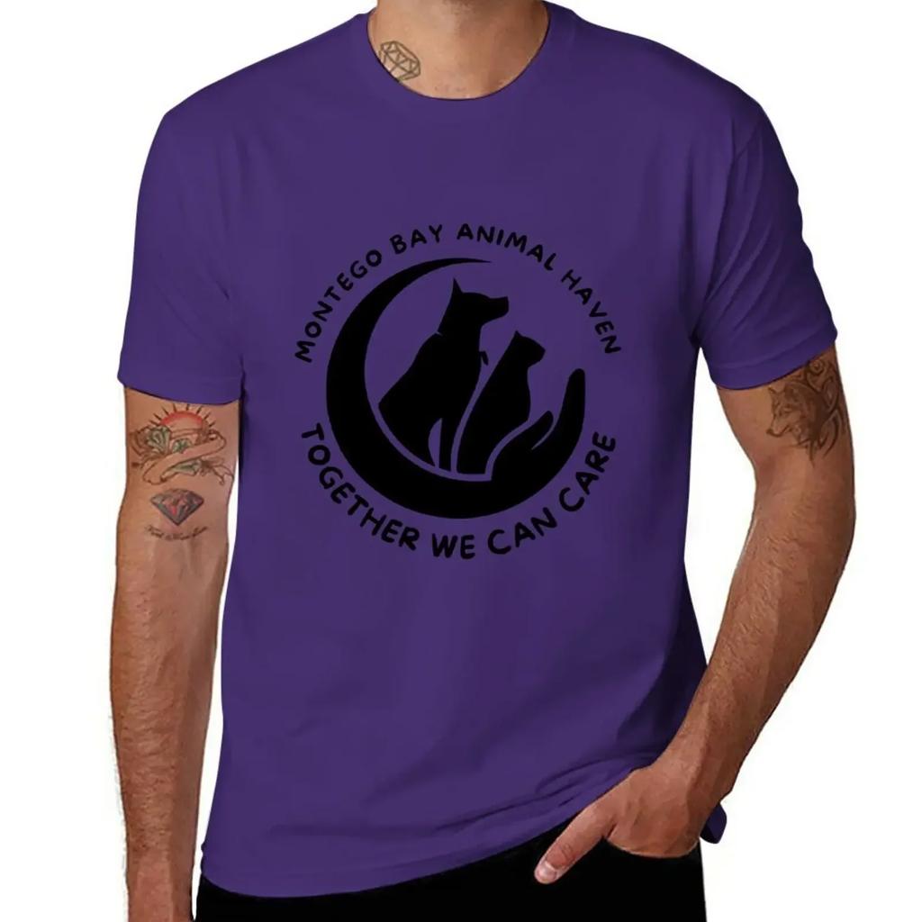 Together We Can Care T-Shirt Oversizeds Short Sleeve Tee Men's T-shirt