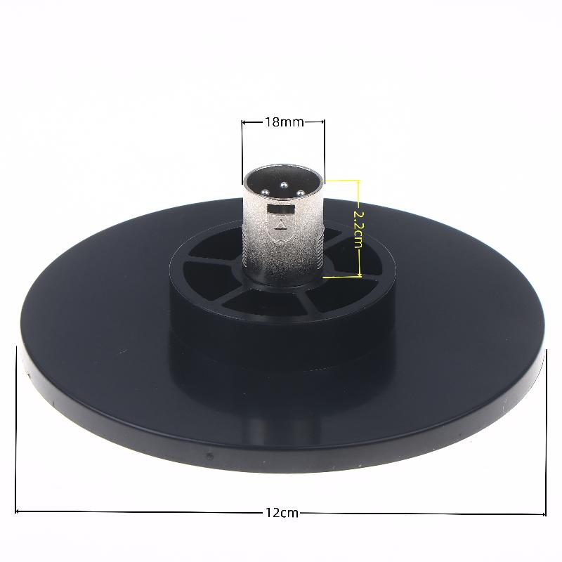 1 Stück Teleskopischer Linearantrieb Saugnapf 3Xlr Stecker Schwarzer Saugnapfadapter Hubkolbenvorrichtung Anbauteile Teile