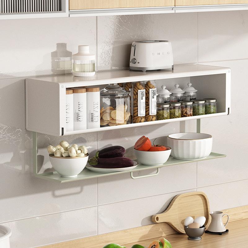 Foldable Storage Rack Kitchen Portable Organize Shelf Modern Wall Storage Cabinet Multifunctional Home Organize Accessories