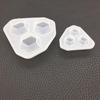 Forma ve tvaru diamantu 3D DIY Silikonová pryskyřice Epoxidová forma s kamínky