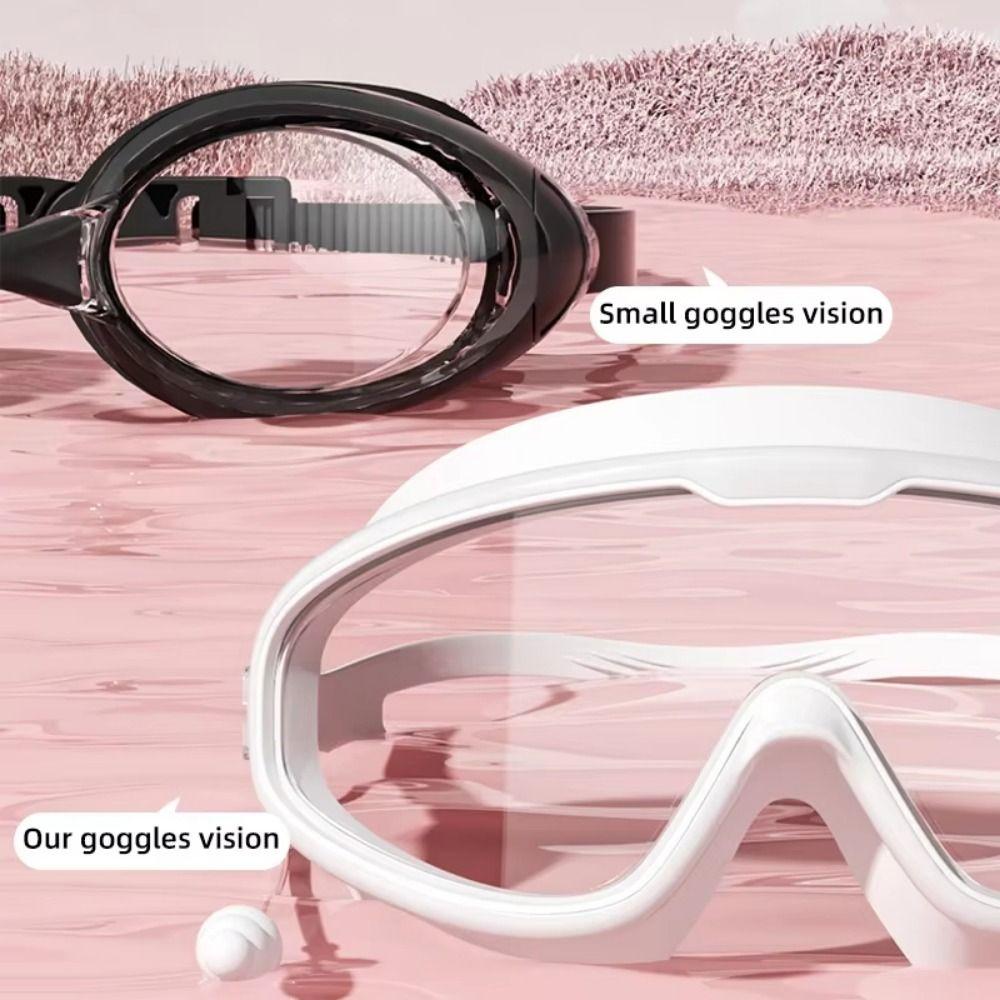 PC Swimming Goggles Waterproof UV Protection Swim Eyewear Anti-fog Diving Goggles Swimming Pool