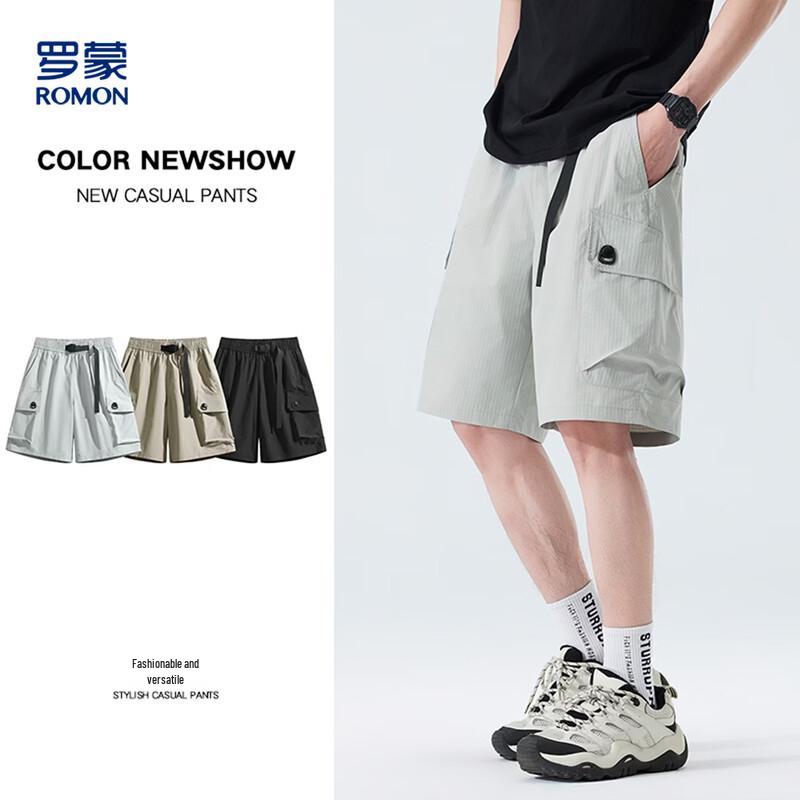 Men s Summer Loose Fit Casual Cargo Shorts M